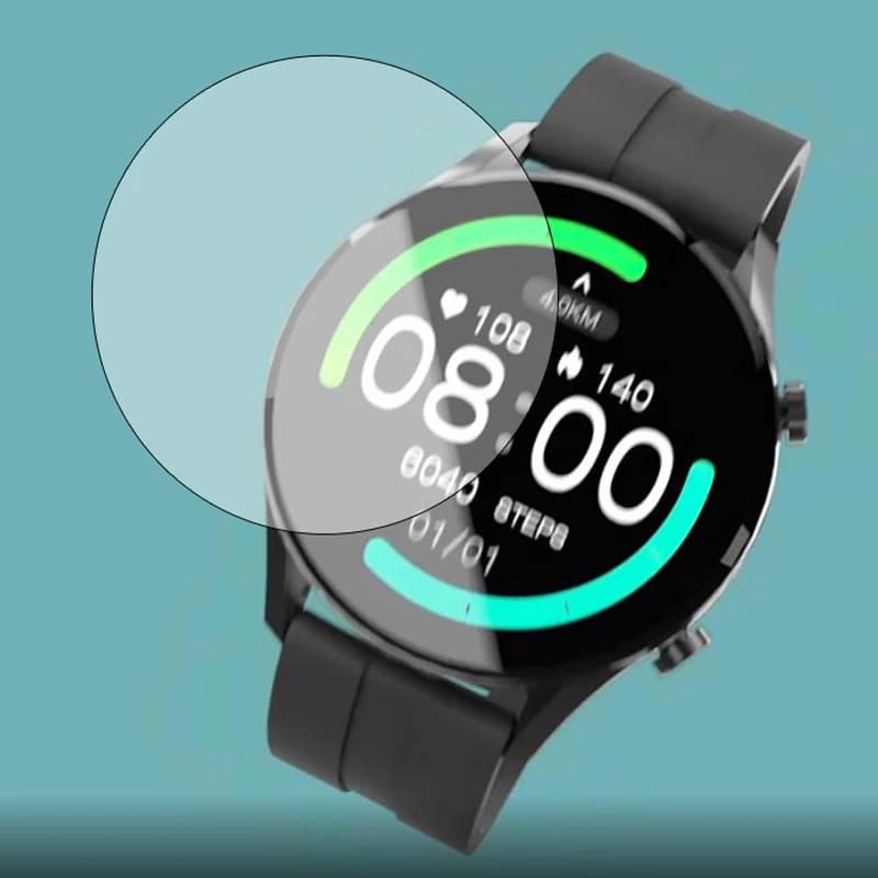 Smartwatch pellicola protettiva in vetro temperato per Xiaomi Smart Watch W12 Sport accessori per la copertura della protezione dello schermo intero