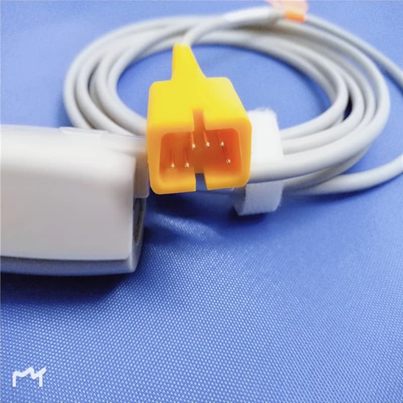 Free Shipping Compatible with MEK MP100/400/500, adult finger clip Spo2 probe TPU 1m probe pulse sensor probe sensor
