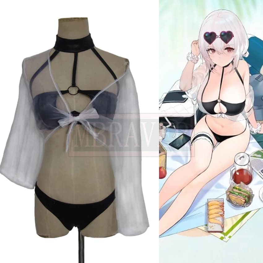 Gioco Azur Lane HMS Sirius Costume da bagno sexy Bikini Costume cosplay Halloween Festa di Natale Uniforme su misura di qualsiasi dimensione