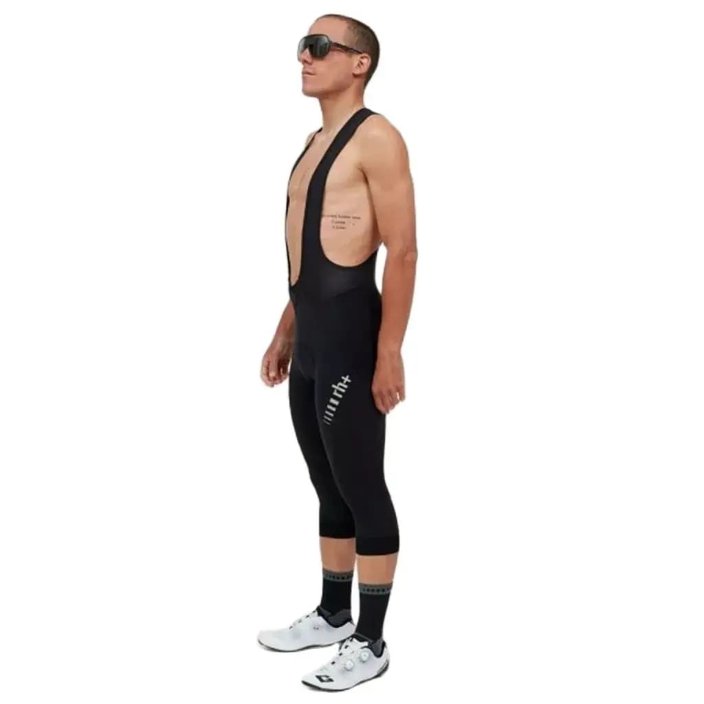 Pro Team 3/4 Cycling shorts with suspenders Cycling shorts Bicycle long pants Padded and breathable bicycle pants with ice cream padding for mountain bike