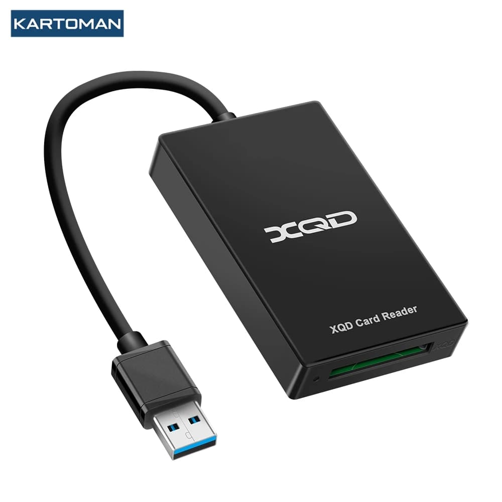 KARTOMAN USB 3.0 lettore di schede di Memoria XQD di Trasferimento Sony M/G Serie per Windows/Mac OS del computer