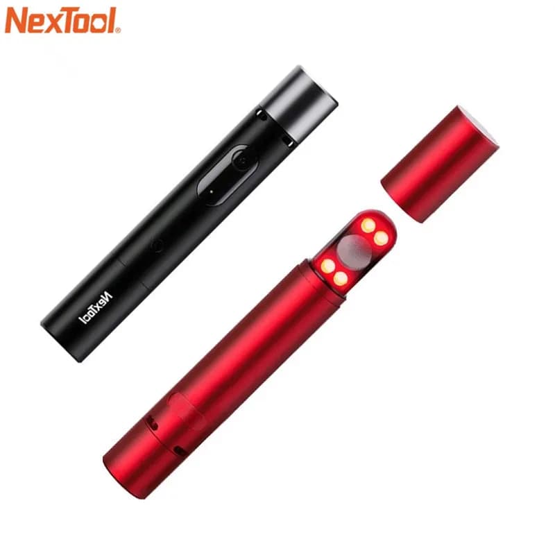 Nextool torcia forte luce Flash porta allarme alta tensione doppio arco suono luce allarme 500 lumen strumenti sicuri all'aperto