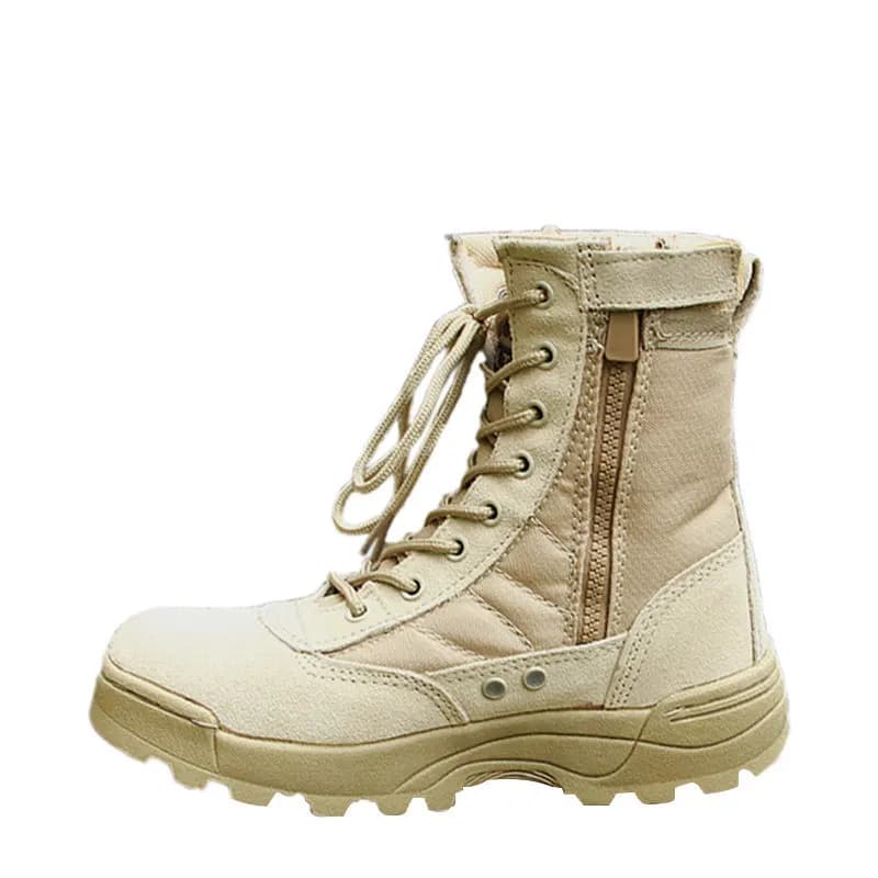 Eu 36-46 Primavera Ultralight 07 Stivali da combattimento militari tattici da campeggio all'aperto Trekking Scarpe da trekking Scarpe da ginnastica antiusura a tubo alto