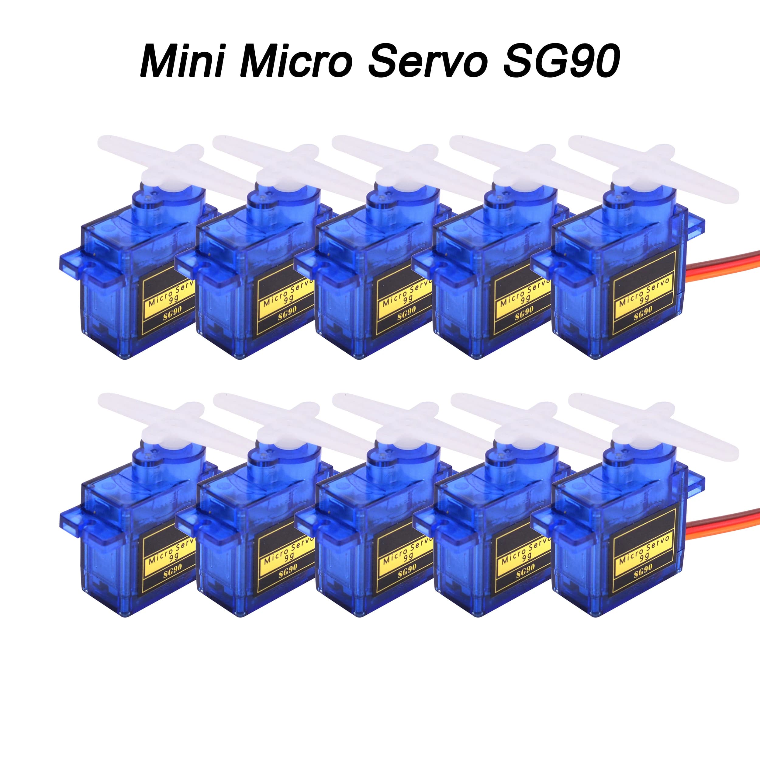 2 pz/5 pz/10 pz/20 pz/50 pz/lotto nuovo SG90 SG 90 9G Mini Micro Servo per RC 250 450 elicottero aereo auto RC