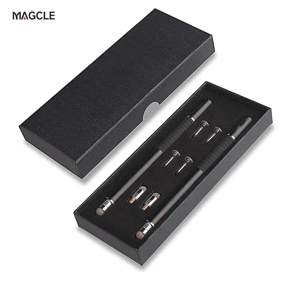 2 pz/set multifunzione punta fine punta rotonda punta sottile penna touch screen penna stilo capacitiva per tablet smartphone per Iphone Ipad