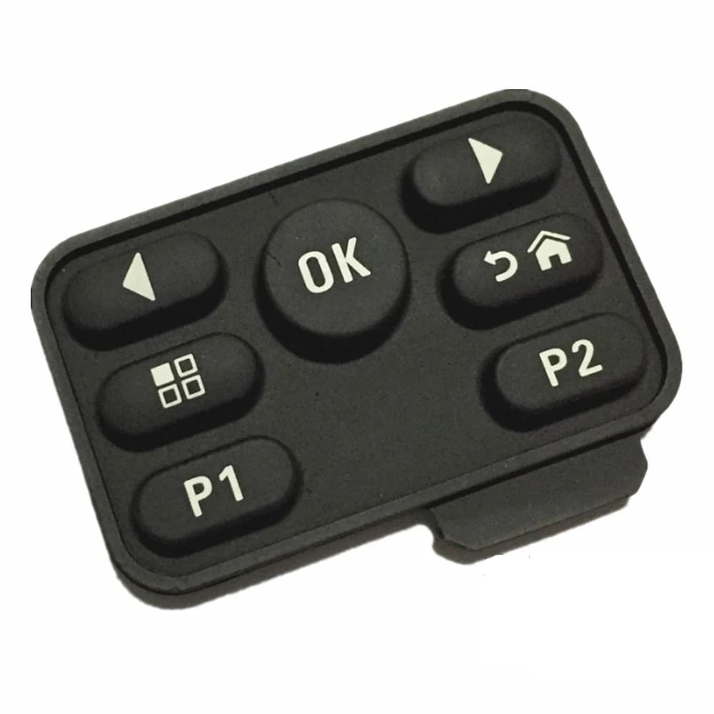 2x Nuovo Numero Digitale Tasto Tasto Tastiera In Gomma Per Motorola XiR P6620 P6620i DEP570 XPR3500e Radio Walkie Talkie
