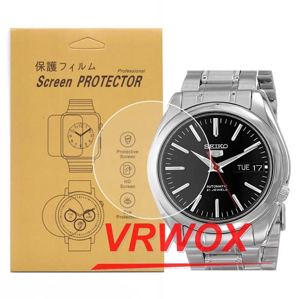 3 pezzi protezione schermo per Seiko SNKL45 SNKL47 SNKL41 SNKE03 SNKN13 SNKE04 SNKM87 SNKN68 SNKE57 TPU trasparente Nano a prova di esplosione