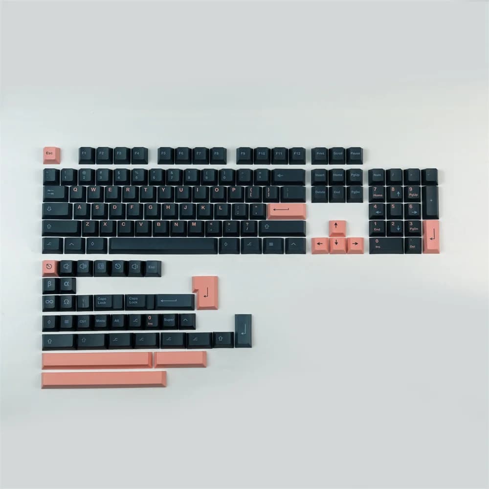 GMK Fireworm Keycap 140 Keys Full Sets Cherry Profile 3U 6.25U 7U Spacebar For Mechanical Optical Keyboard