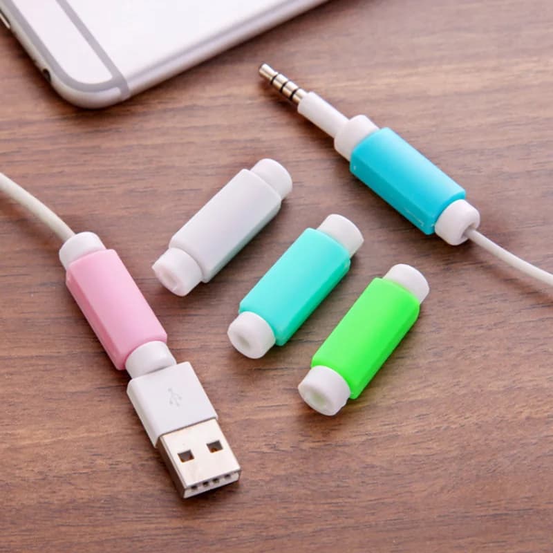 Protezione cavo linea dati colori protezione cavo custodia protettiva copertura avvolgicavo di grandi dimensioni per iPhone cavo di ricarica USB