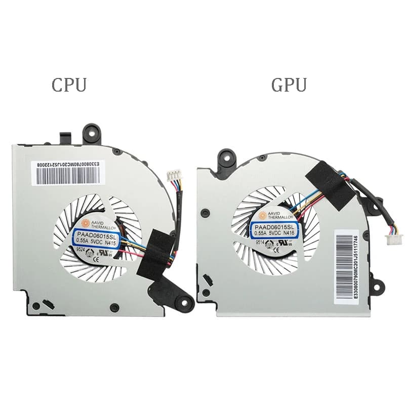 NUOVA ventola di raffreddamento originale CPU GPU PER MSI GF75 MS-17F2/F3/F4/F5 Thin 8RC 8RD 9SC 9SD