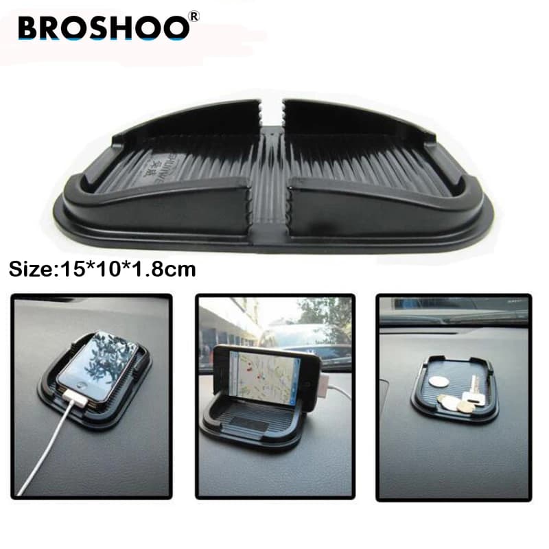 BROSHOO Tappetino antiscivolo per auto Tappetino antiscivolo per auto Accessori per auto Supporto per telefono cellulare antiscivolo antiscivolo Car Styling