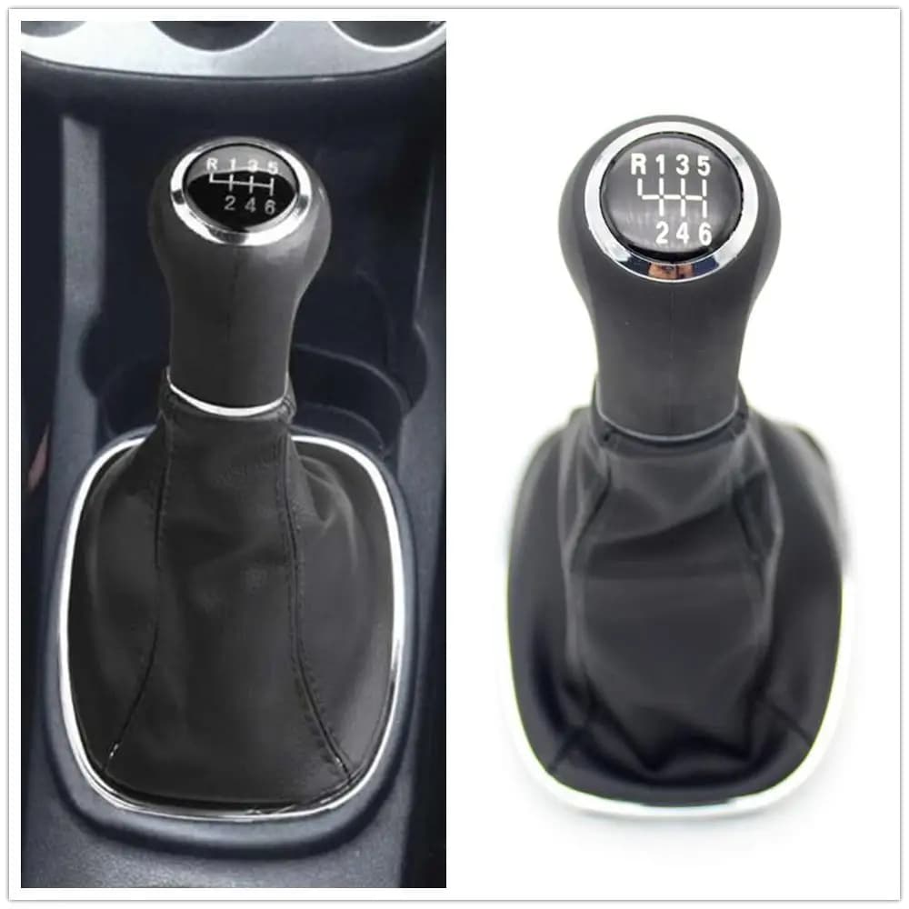 5 / 6 velocità Pomello Del Cambio Auto Pomello Del Cambio Con La Stivale di Pelle Per OPEL VAUXHALL CORSA D 2006 2007 2008 2009 2010 2011 2012 2013 2014