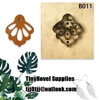 The Butterfly Earrings Cutting Dies Wooden Die Cut Scrapbooking for Leather, Suit for Common Leather Cutting, Big Shot Machine