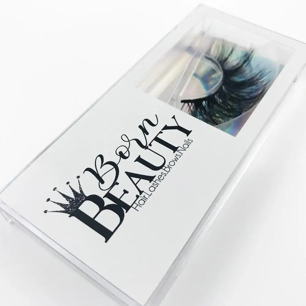 3d Facial Eyelash Box Wholesale Eyelash Box Packing Boxes Packing Custom Logo Plastic Sliding Eyelash Boxes