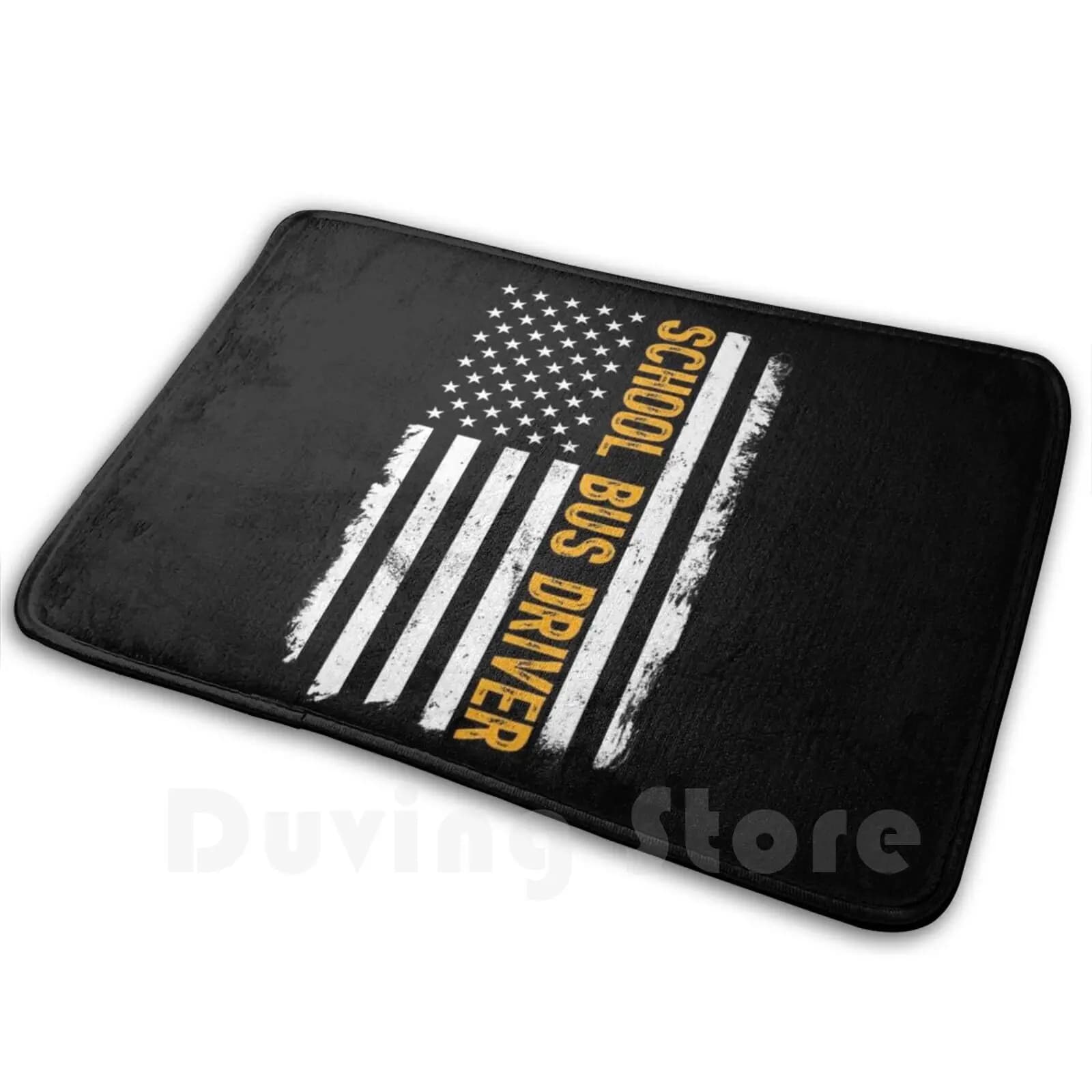 School Bus Driver Work Soft Non-slip Mat Carpet Bearing School Bus Driver School Bus Driver School Bus Driver Work School Bus Driver