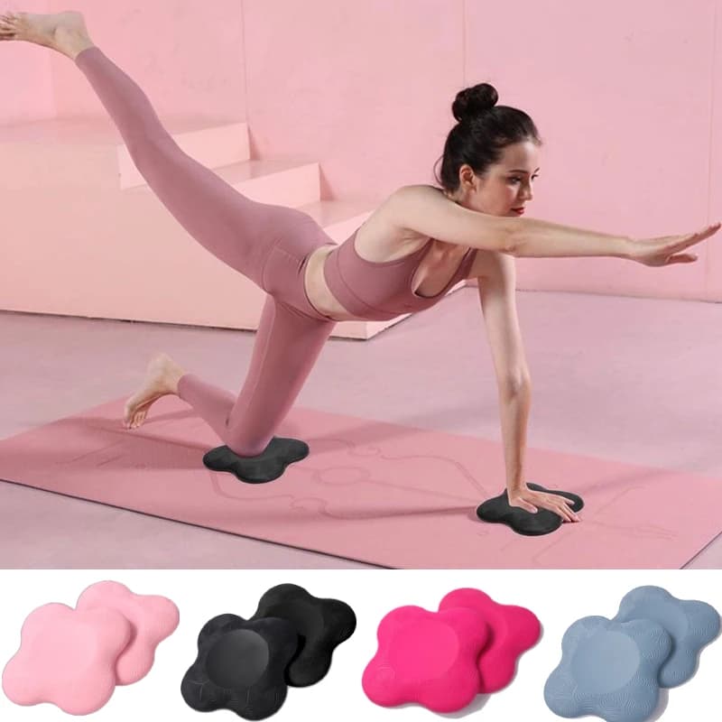 Tappetino per ginocchio per yoga, pilates, cuscino per esercizi di equilibrio, cuscino extra spesso, protegge i gomiti e la testa, set sportivo, tappetini in ginocchio