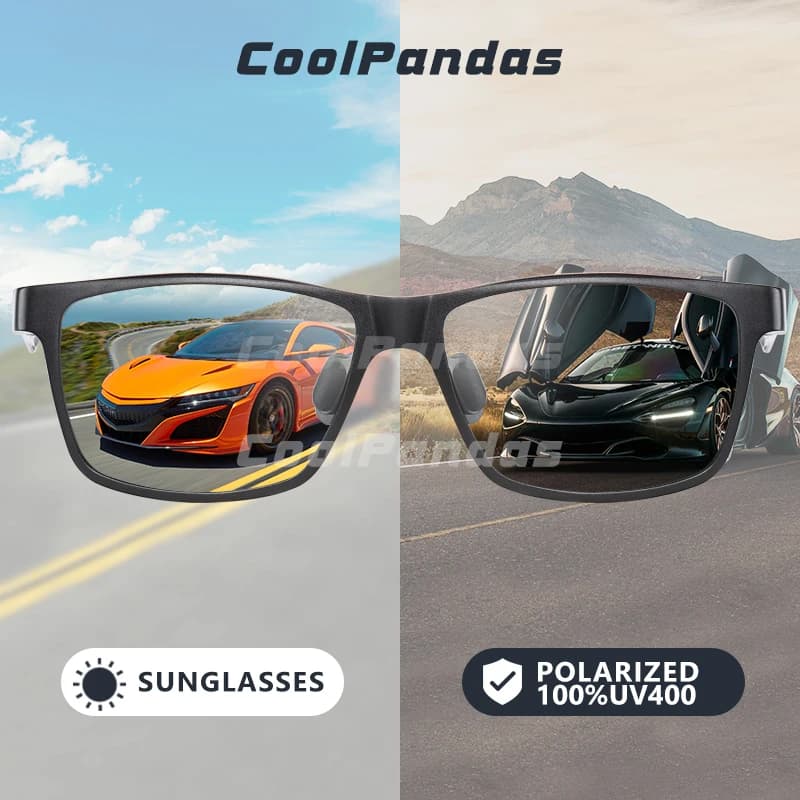 Classic Square Aluminum Magnesium Sunglasses Polarized Men Women Photochromic Sun Glasses Driving Glasses Rectangle Gafas De Sol