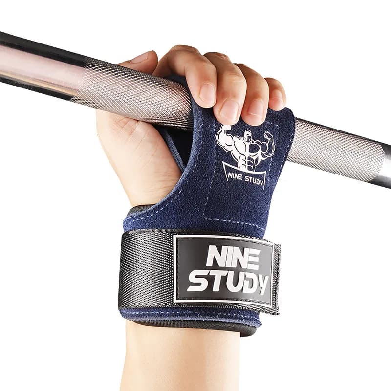 New Gym Gloves Leather Pull-up Gymnastics Lift Crossfit Waist Belt Wrap Palm Protective Bearing Accessories for Fitness