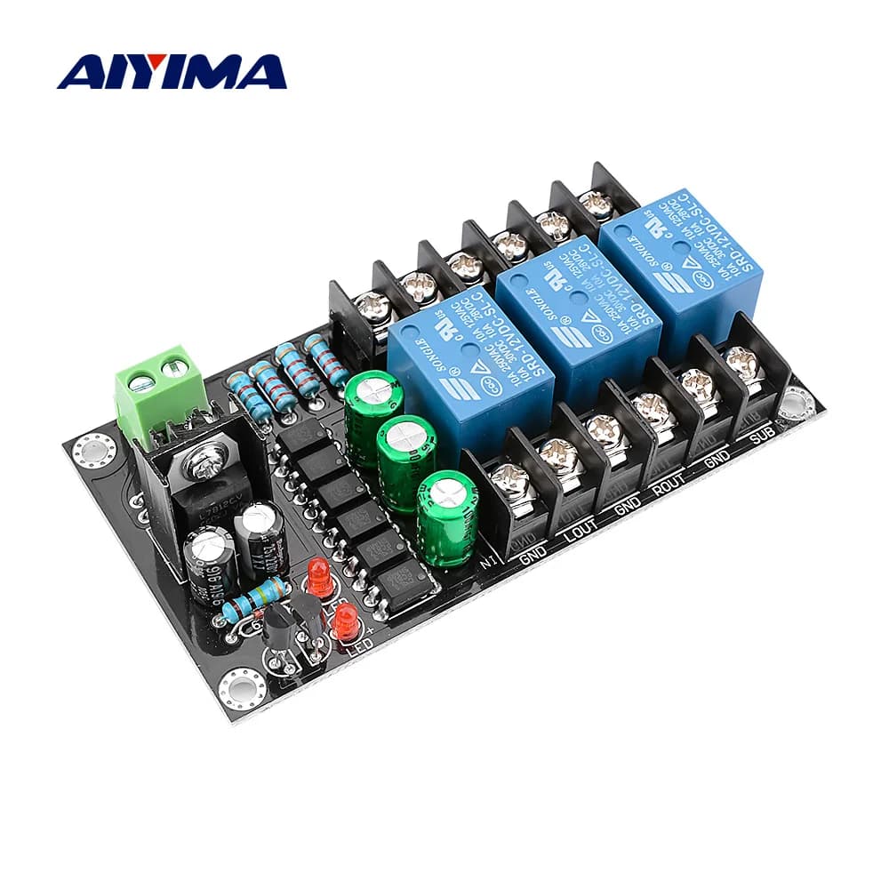 AIYIMA 300W Amplificatore Digitale Scheda di Protezione dell'altoparlante Relè a 2.1 Canali Modulo di Protezione dell'altoparlante Ritardo di Avvio Protezione DC