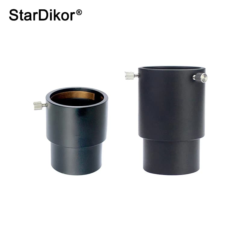 StarDikor adattatore per tubo di prolunga per oculare da 40mm/60mm in metallo da 2 pollici a 2 pollici per telescopi astronomici M48 * 0.75