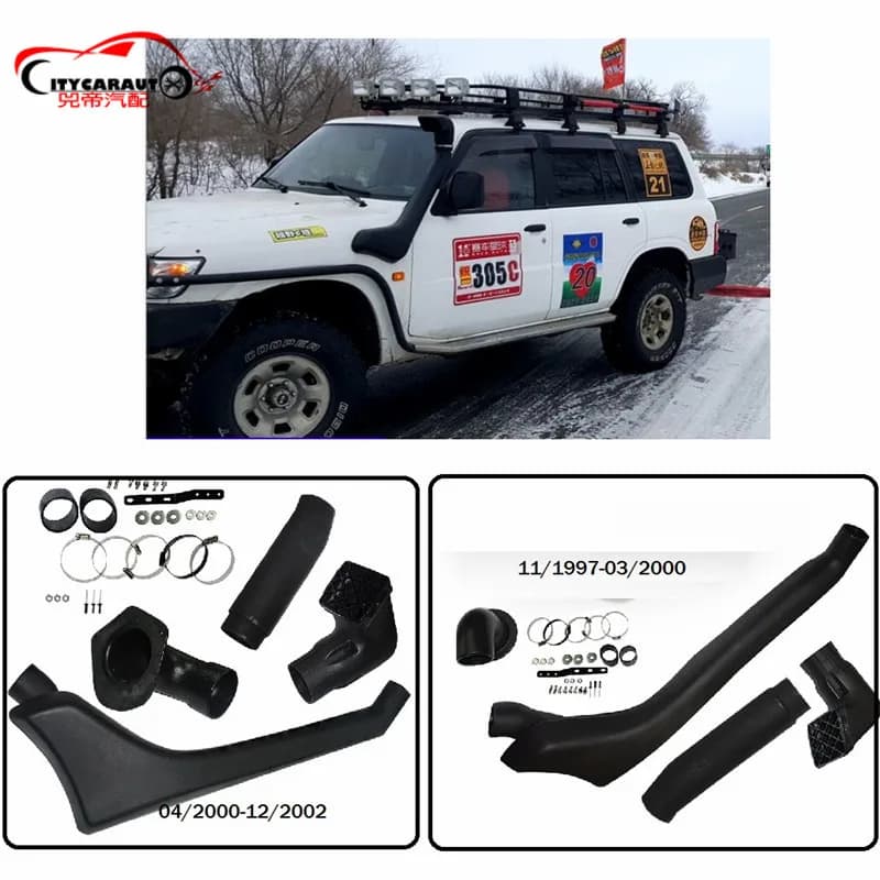 CITYCARAUTO Gu Patrol Wagon Y61 Lldpe Exterior Auto Parts Air Intake Parts Pipe Snorkel Fit For Nissan Gu Patrol Wagon Y61