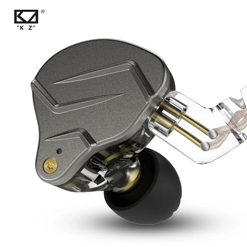 KZ ZSN PRO 1BA + 1DD Hybrid technology HIFI Metal In Ear auricolari Bass Earbud Sport Noise Cancelling Headset ZS10 PRO ZST AS10