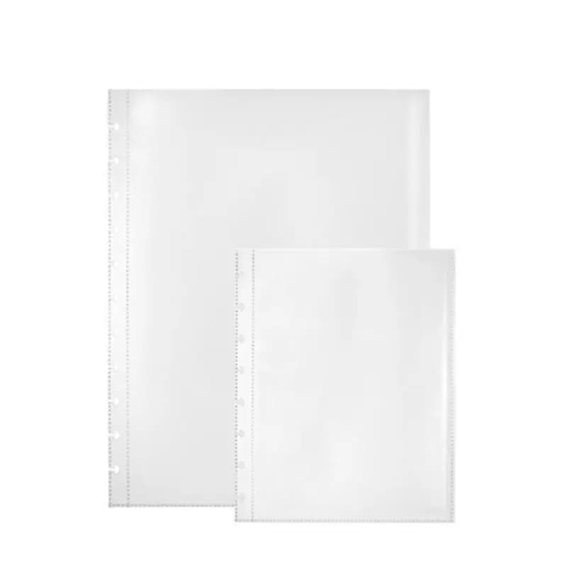 25 fogli foro per funghi A5 A4 Notebook planner t puncher accessori borsa per informazioni trasparente borsa per la conservazione kawaii