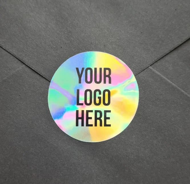 Adesivi olografici personalizzati Telefono estetico Laptop Bike Etichetta laser personalizzata impermeabile Die Out Adesivo per decalcomanie con logo aziendale