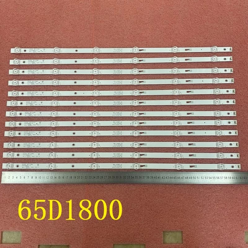 12 pz/set striscia LED per Panasonic TH-65FX430M TCL65D06-ZC23AG-04 05 65D1800 65HR330M06A7 V0 65C4 4C-LB650T-ZC1 ZC2 65UHD4K
