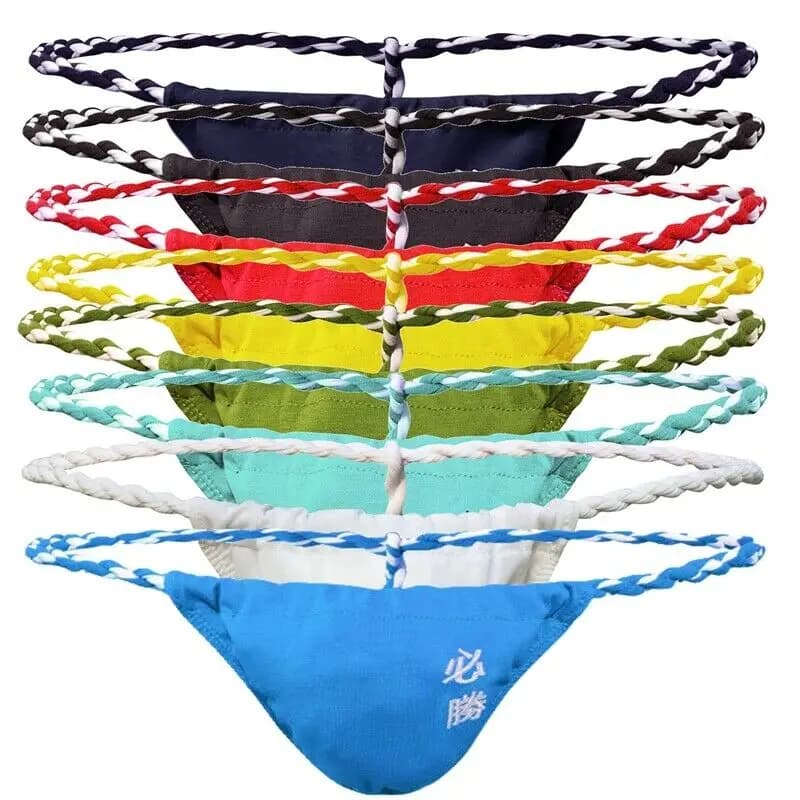 Homme Fundoshi Underwear String Homme Fundoshi Braided Cord Sumo Tanga Hombre Underwear