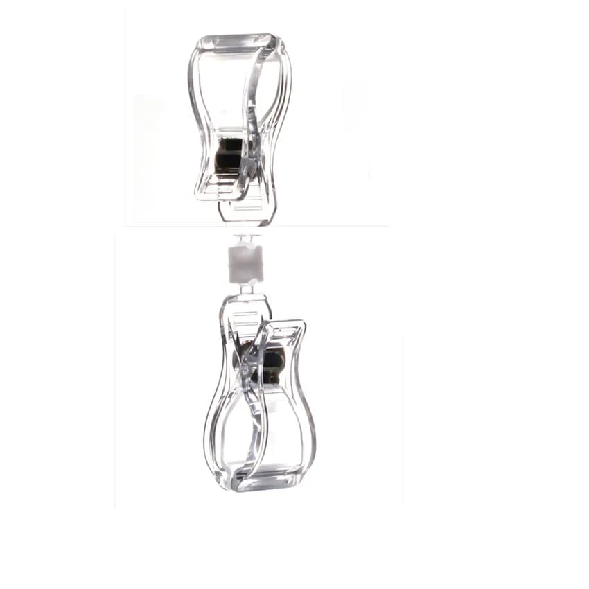 10 clip per display per etichette per prezzi di merci POP in plastica, porta carte di carta per cartellini, per la promozione al dettaglio del tubo