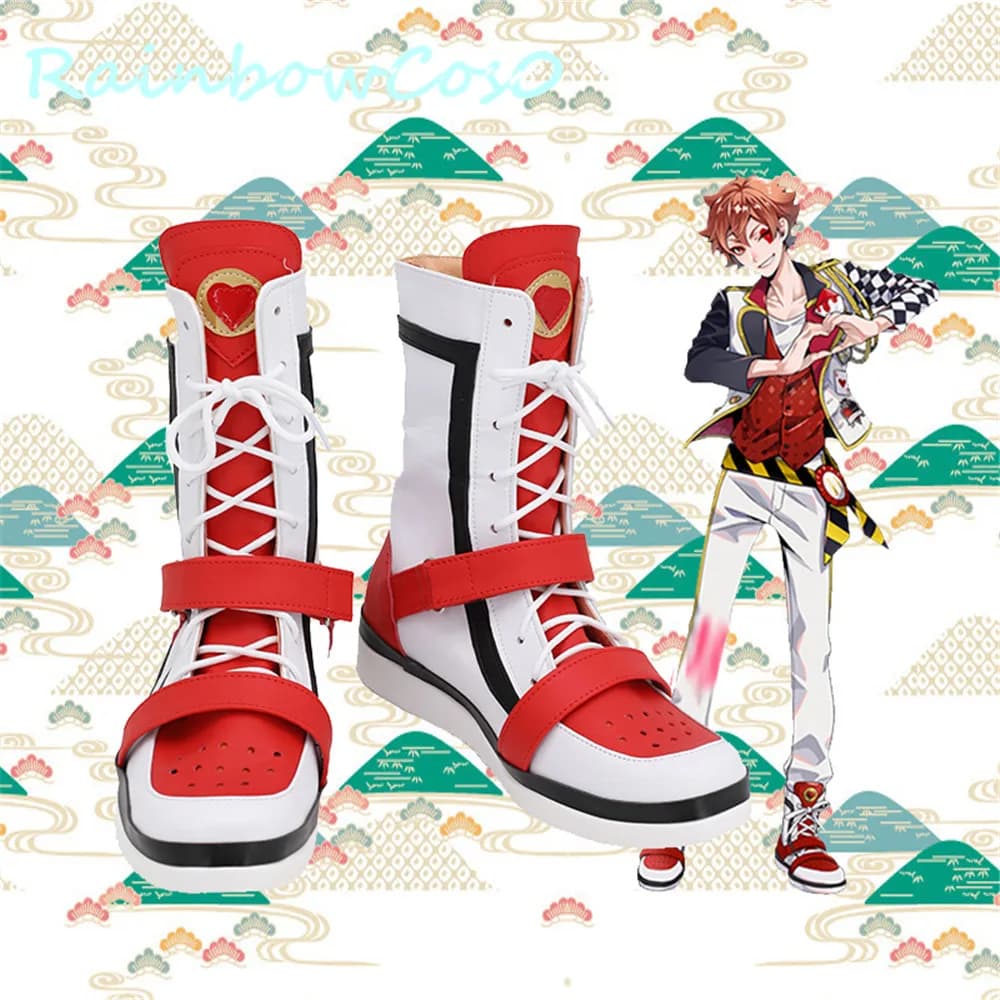 Twisted Wonderland ACE Scarpe Cosplay Stivali Gioco Anime Halloween RainbowCos0 W1024