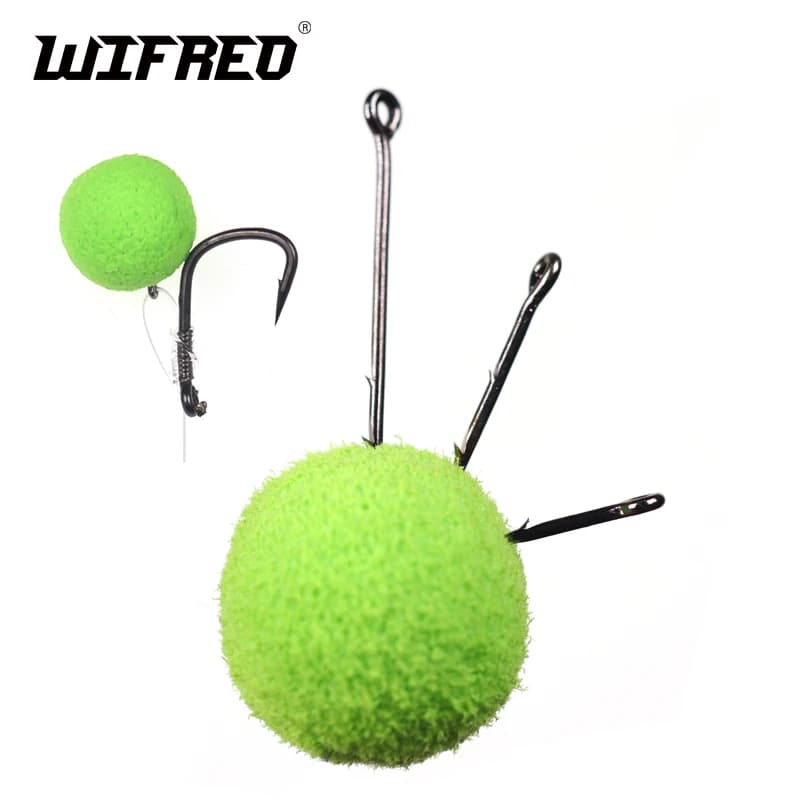 Wifreo 100/500/1000PC Bait Spike Carp Fishing Hook Bait Sting Boilie Pin Spike Ronnie Hair Rigs Carp Feeder accessorio per la pesca