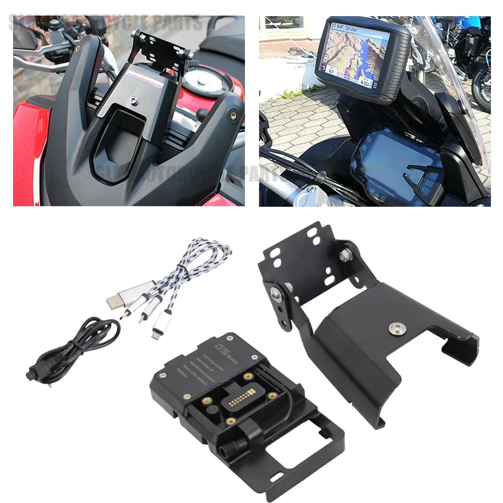 Nuova Moto Per Ducati Multistrada 950 S dal 2017 1260 dal2018 Enduro dal 2016 Supporto Del Basamento Del Telefono Mobile Staffa Piastra GPS