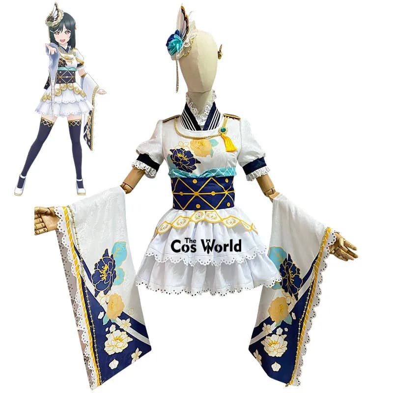 Love Live Nijigasaki Just Believe Ketsui no Hikari Mifune Shioriko Dresses Custom Cosplay Costumes