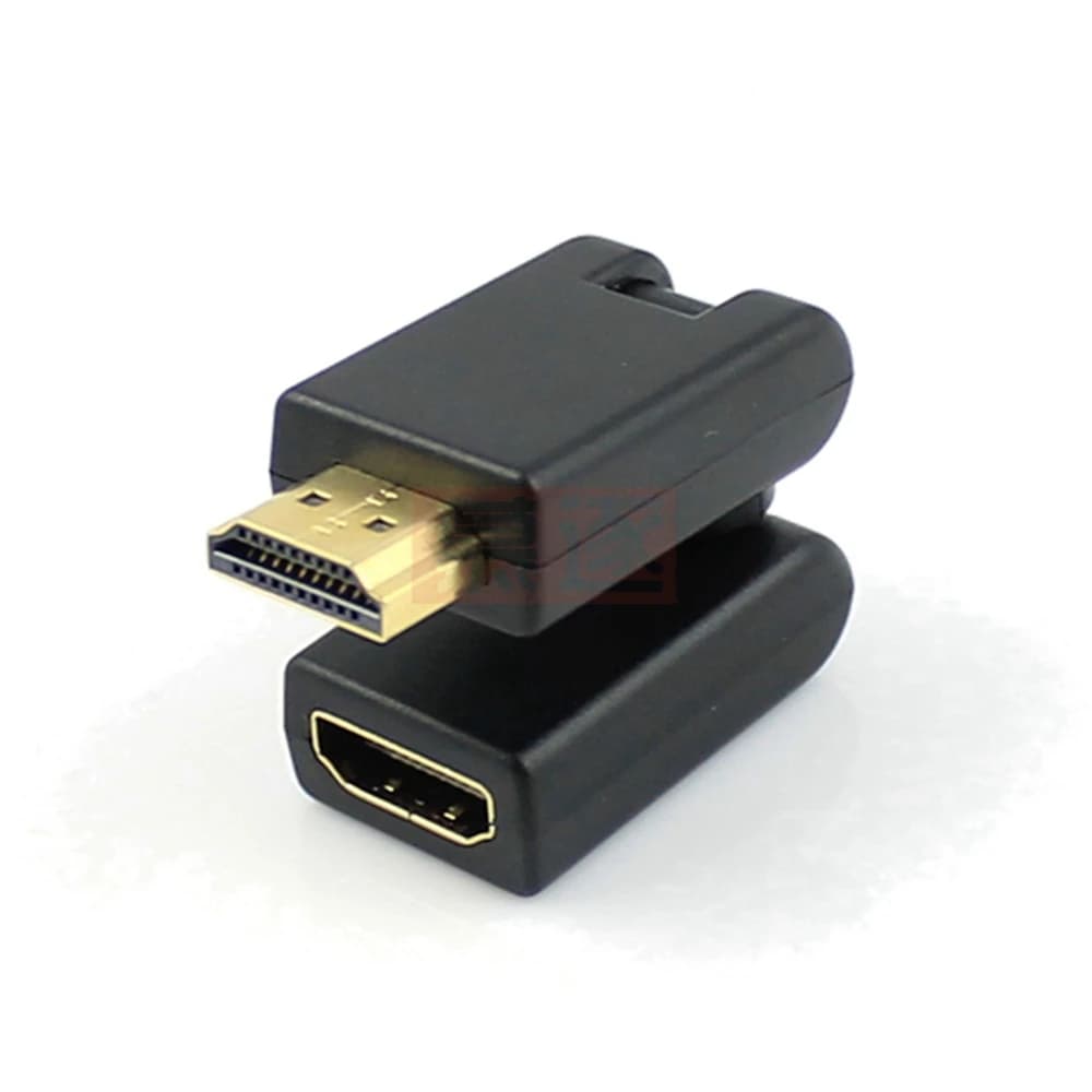 Adattatore connettore 270 180 Angolo di 90 gradi Convertitori maschio-femmina compatibile HDMI per prolunga adattatore cavo HDTV 1080P