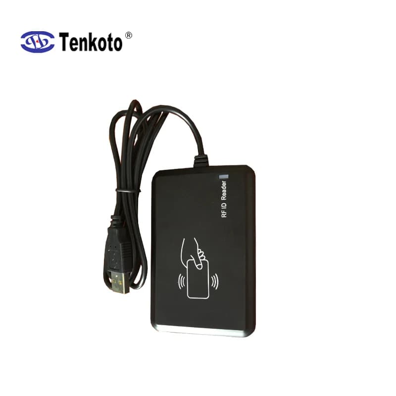 USB 13.56KHZ IC e 125KHZ ID Card Dual Band frequenza RFID lettore NFC senza contatto