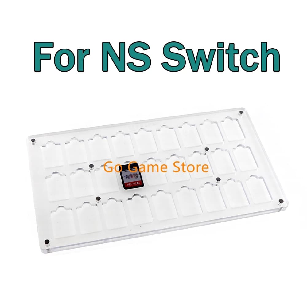 5 pezzi per swith lite Guscio rigido trasparente in acrilico per switch Custodia per giochi Oled per Nintendo swith Scatola di copertura per scheda magnetica