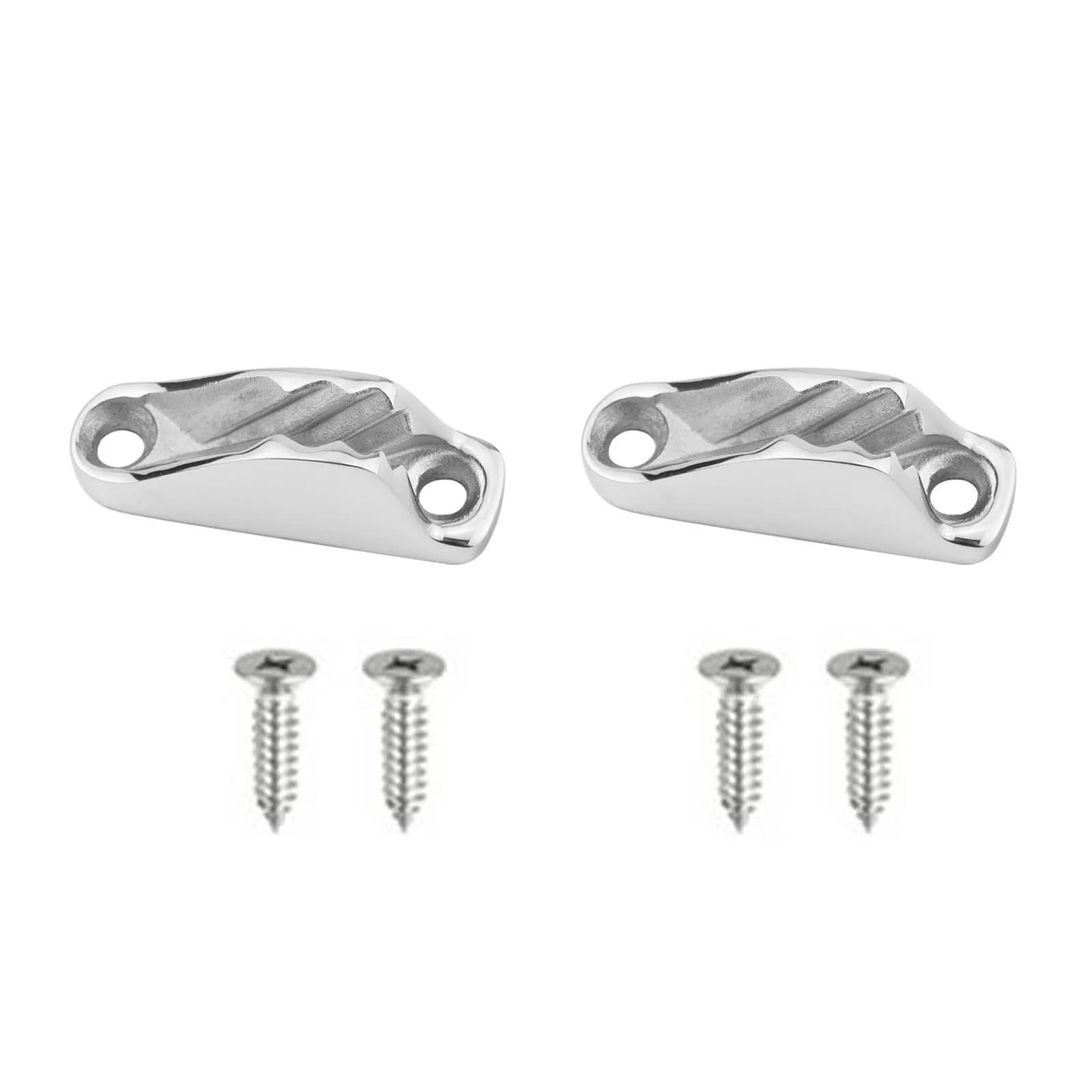 2/1 Pc corda per barche Clam Cleat Jam Cleat Board Line Cleat Gripper Hardware barche Kayak Marine Grade 316 raccordi in acciaio inossidabile