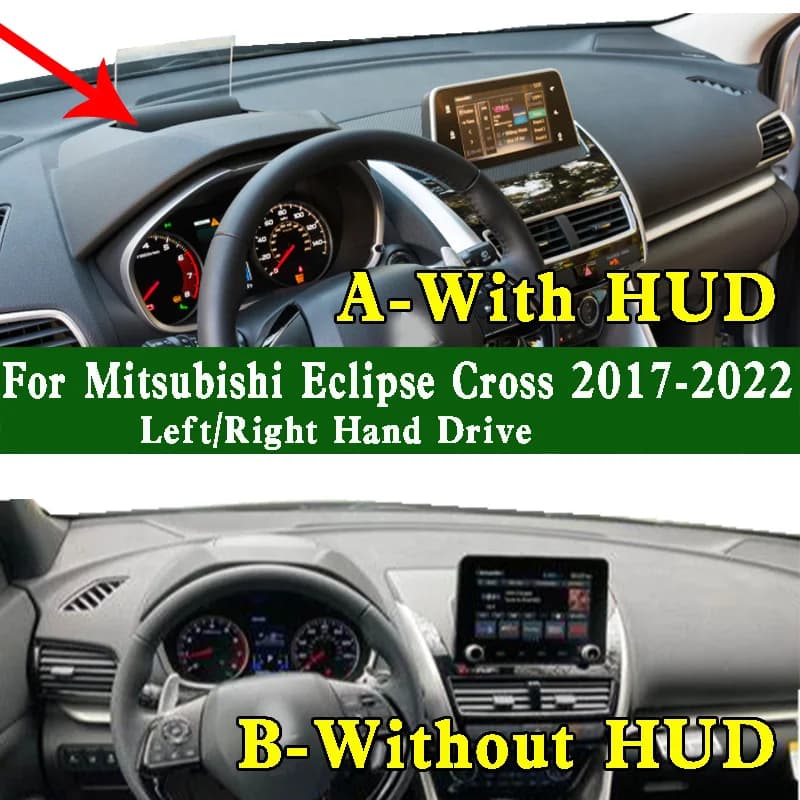 For Mitsubishi Eclipse Cross 2017-2022 Dash Zerbino Dash Cruscot Cover Solar Protection Insulation Pad Anti-Spo Dash Zerbino