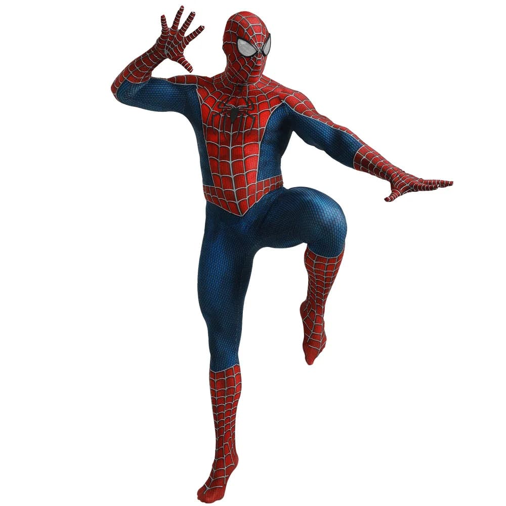 Raimi Spiderman Costume Cosplay Halloween disfraces de Supereroe Costume Cosplay Spandex 3D Stampato Raimi Zenzai Suit Costume