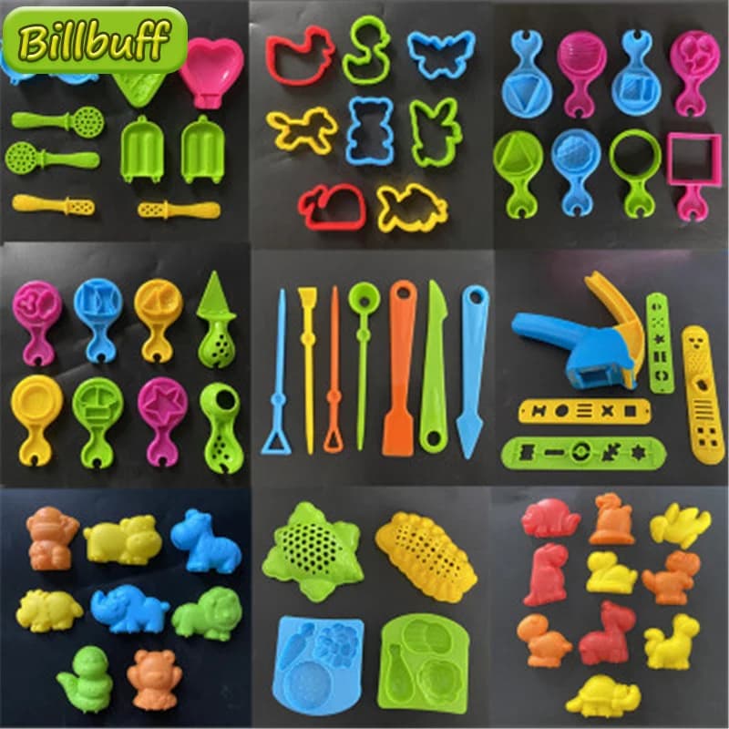 Vendita calda fai da te melma gioca pasta educativo plastilina stampo dinosauro animale modellazione argilla melma giocattoli pasta capretto taglierina muffa regali