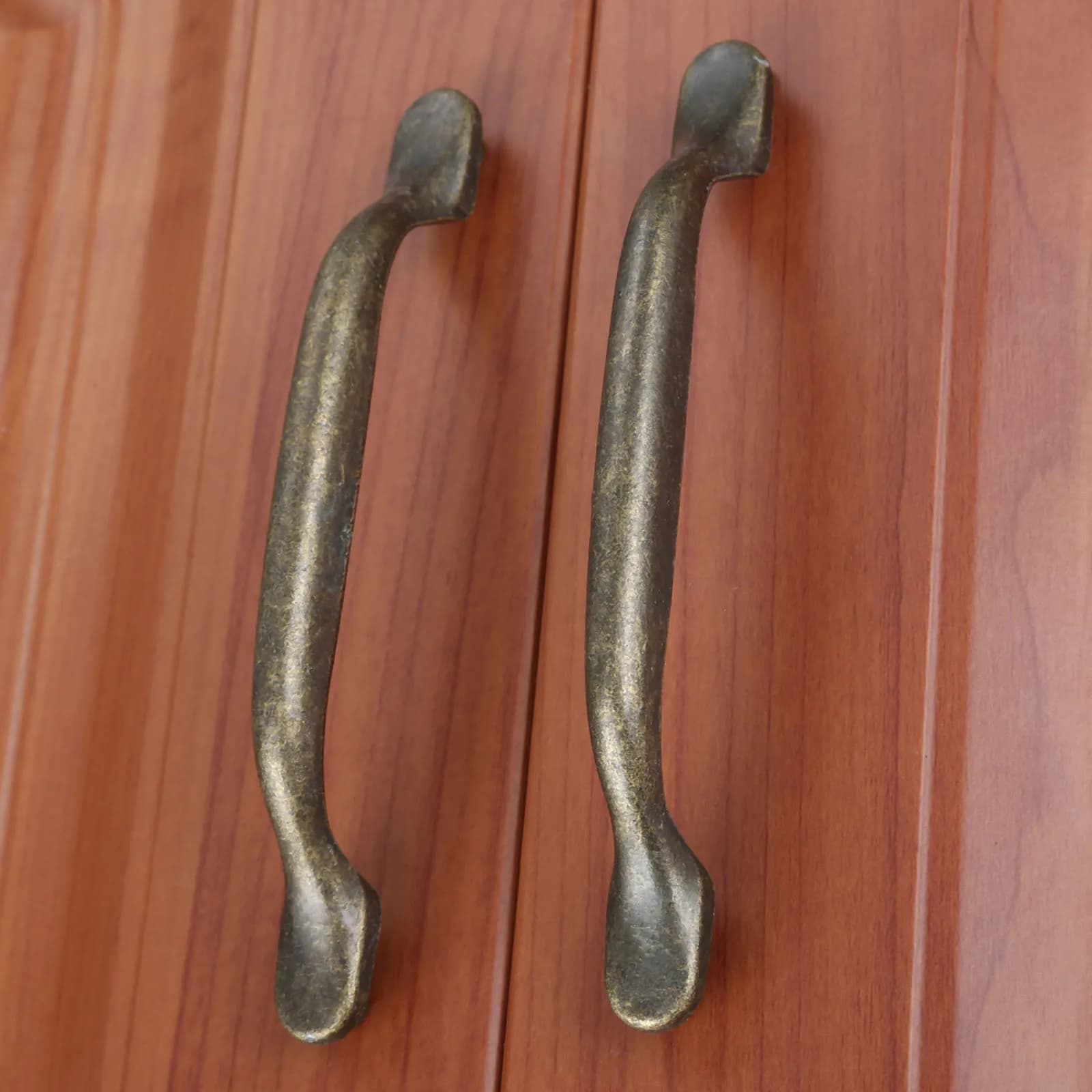 DRELD 1 pz 128mm Retro lega cassetto della cucina maniglia della porta dell'armadio manopole per mobili Vintage scatola antica maniglie dell'armadio