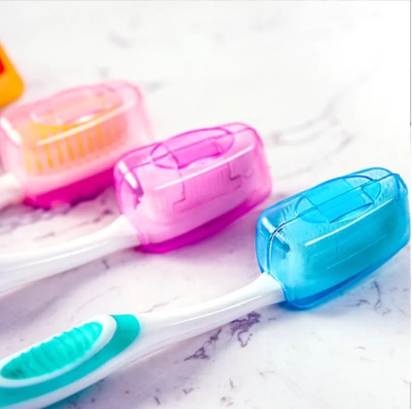 5 pz/set portaspazzolino portatile da viaggio escursionismo campeggio spazzolino da campeggio custodia protettiva per spazzolini da denti