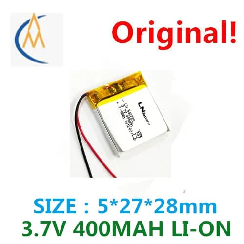 buy more will cheap Lithium polymer battery 400 mah 502728 3.7 v battery smart watches locator electronic smart lock lock