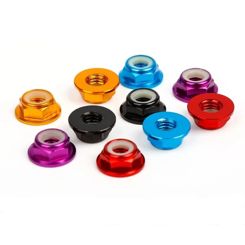 5PCS M5 * 4.5mm Nuts for Aluminum Engine Screws Nylon Nuts self-locking nut CW for racing drones RC FPV 2205 2206 2207 Engine part
