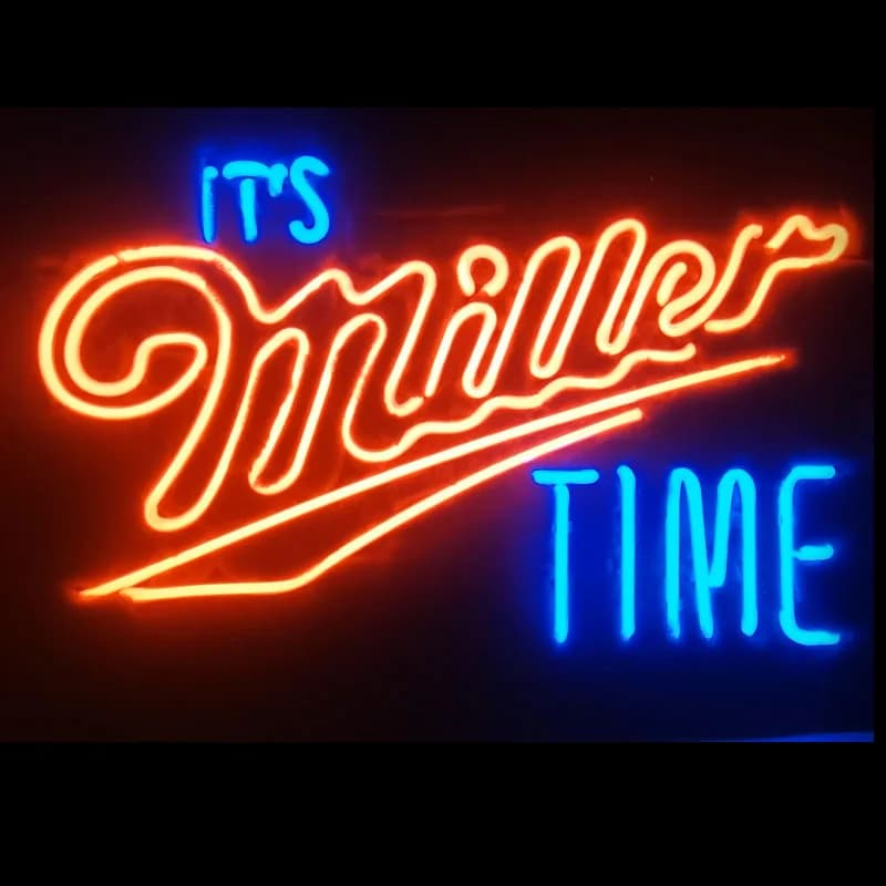 Insegna al neon Per il tempo del mulino Lampadine al neon insegna club Lampade ristorante decora la luce Hotel DISPLAY BUSINESS Impact Attira la luce