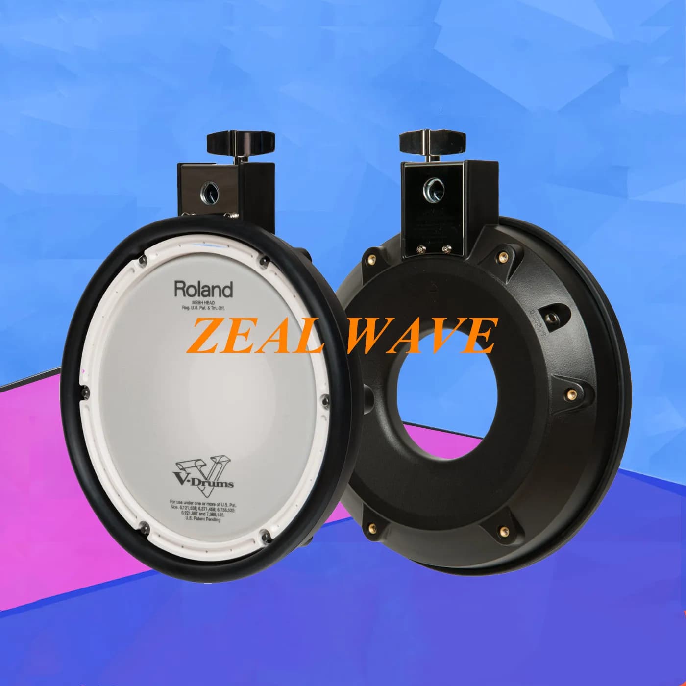 Accessori per batteria elettrica Roland PDX-8 PDX8 Cuscinetto in rete per rullante per batteria elettrica originale 1 pezzo