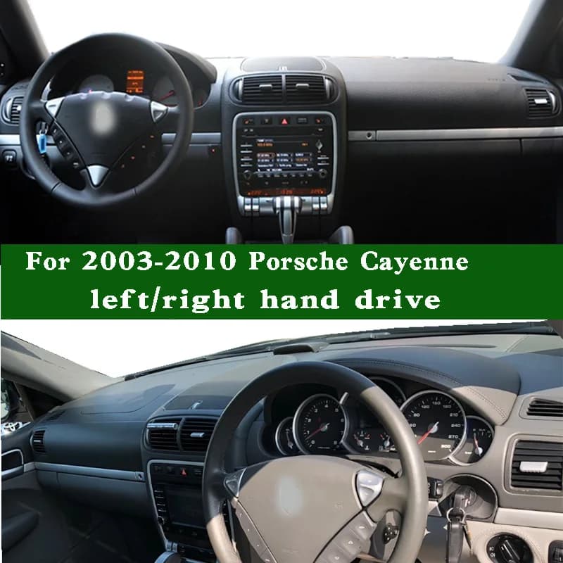 Per Porsche Cayenne GTS 955 9PA 2003-2010 Dash Zerbino Cruscotto Copertura Pannello Strumenti Protezione Solare Pad Dash Zerbino Ornamenti