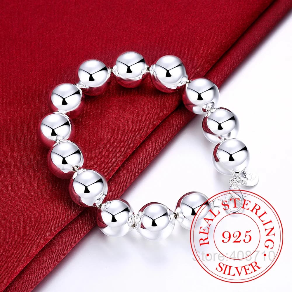 Braccialetti e braccialetti Pulseras di alta qualità in argento Sterling 925 di alta qualità per uomo e donna